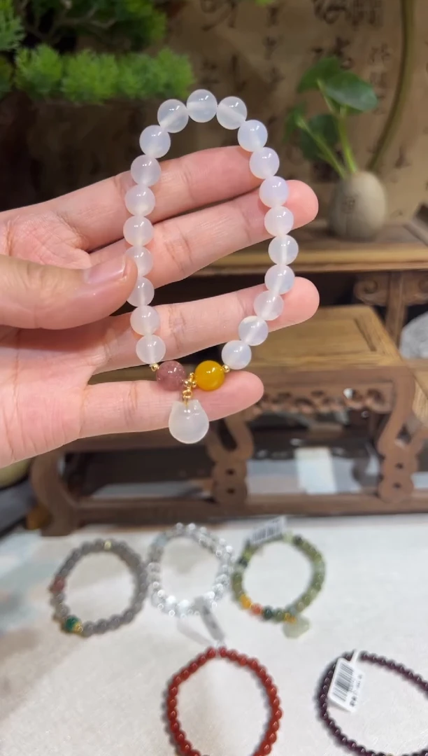 未镶嵌手链玛瑙/玉髓手饰@@