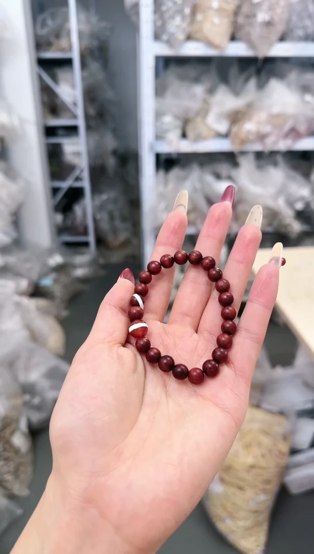 【闪购商品】染料紫檀（血檀）手串未镶嵌D-A557060