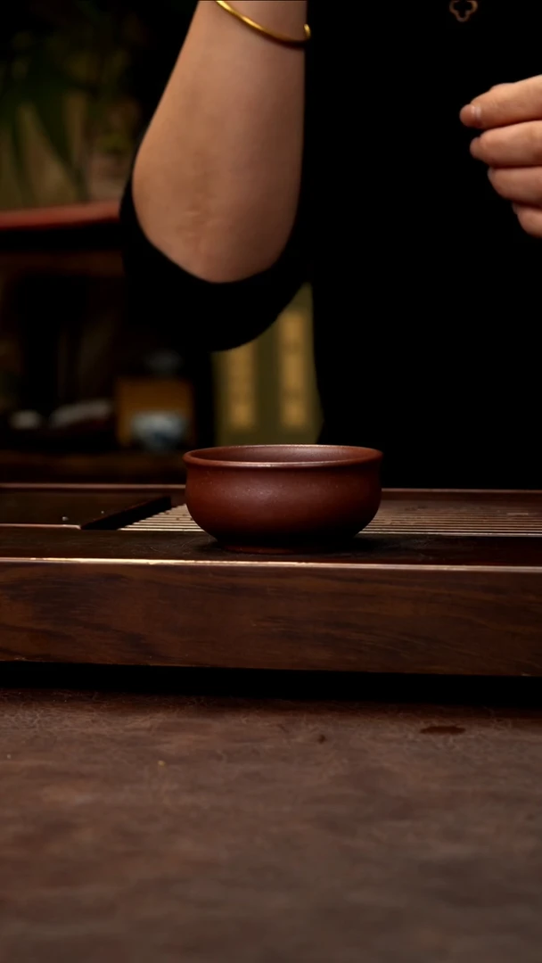 茶壶紫砂底槽清普洱杯