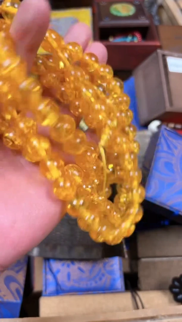 【闪购商品】琥珀耳饰未镶嵌-----------------