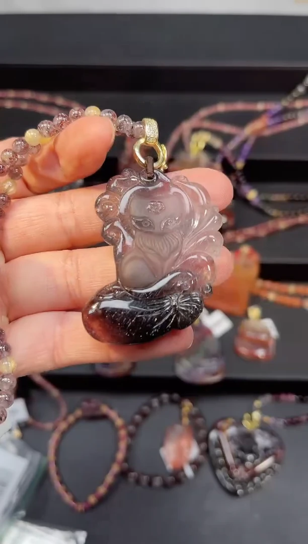 未镶嵌颈饰水晶【百晶灵儿】定制款