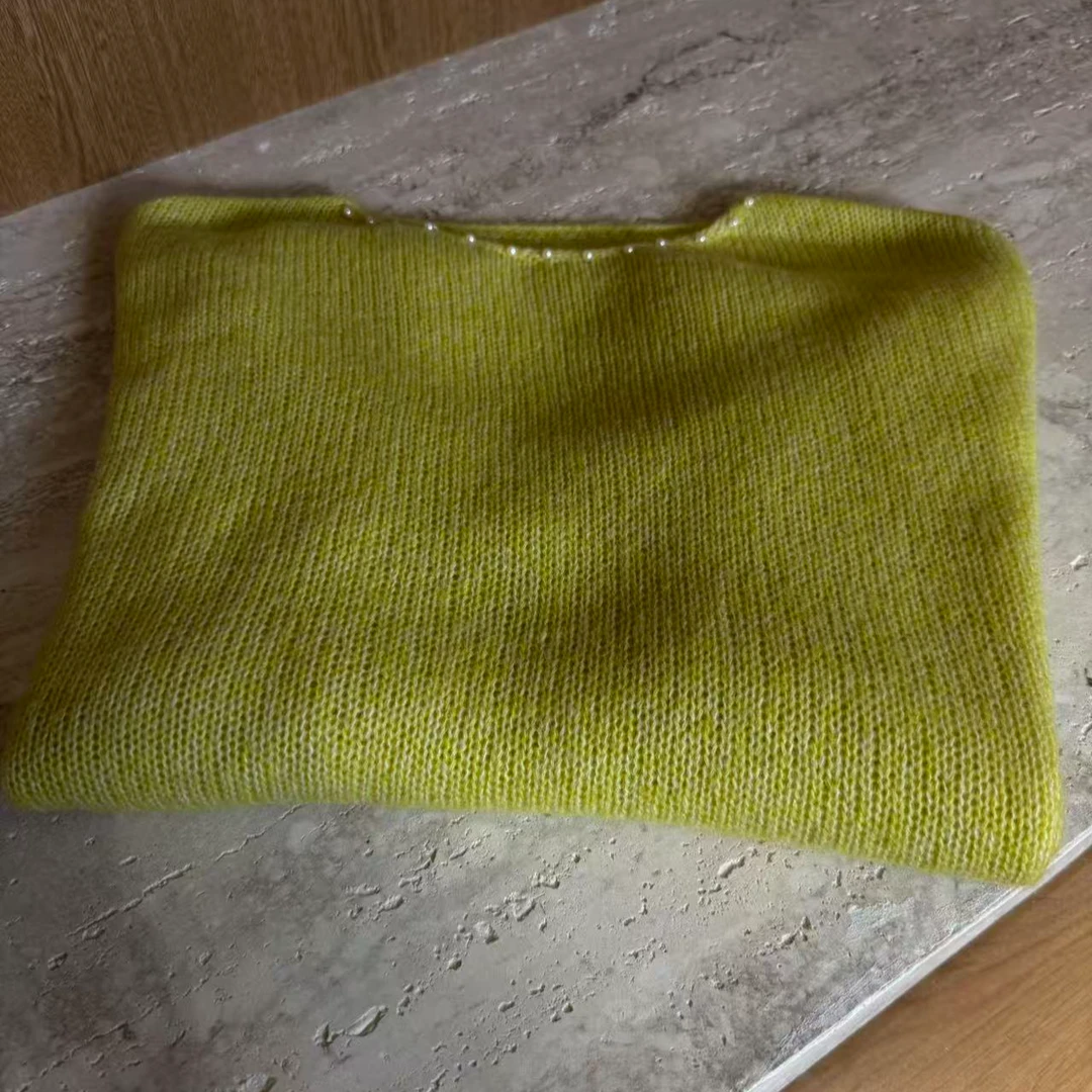 TANTAN 气质显瘦慵懒休闲打底毛针织衫2994