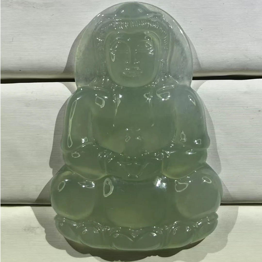 天然A货翡翠观音