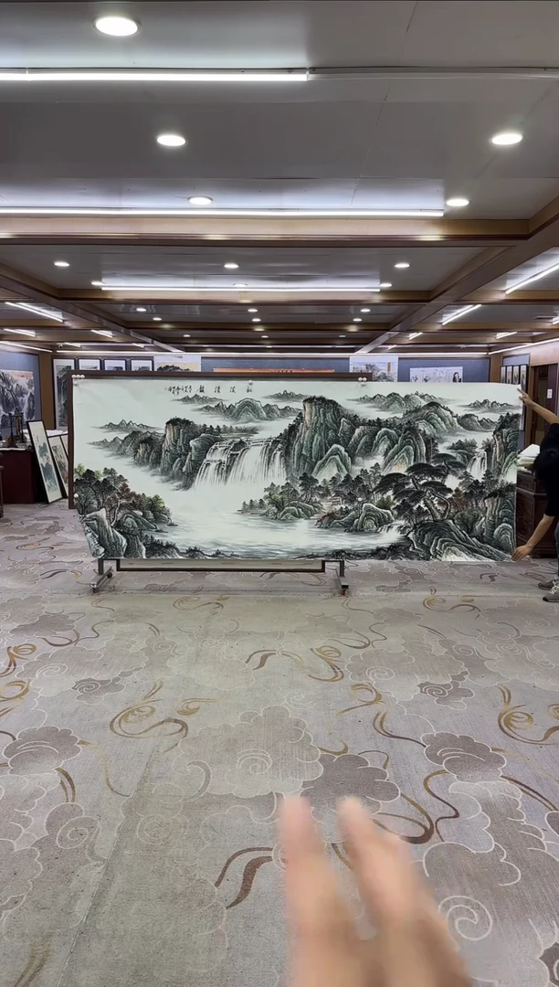 绘画绘画Y-邵明义-大丈二-山水画