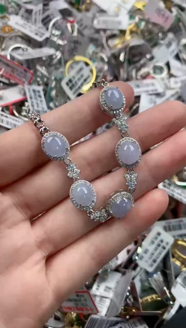 银S925镶嵌戒指翡翠777---6