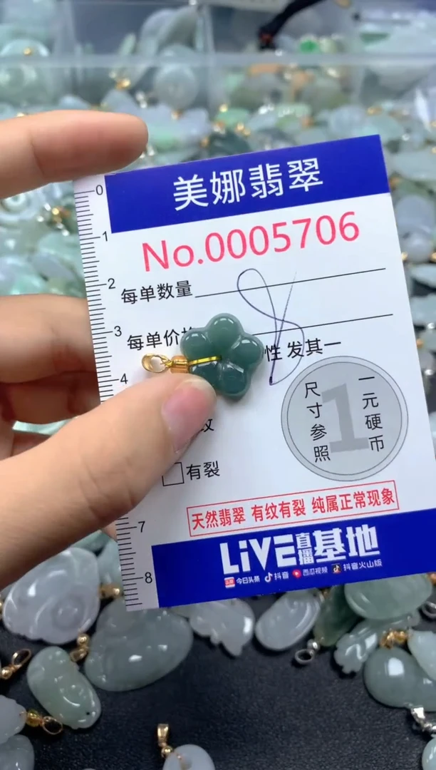 颈饰未镶嵌翡翠5706