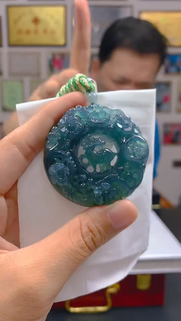 定制翡翠未镶嵌毛货闪购链接GS012-80155