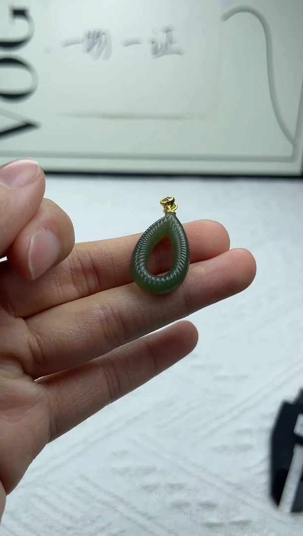吊坠(不含链)银S925镶嵌和田玉吊坠(不含链) 银S925镶嵌 和田玉