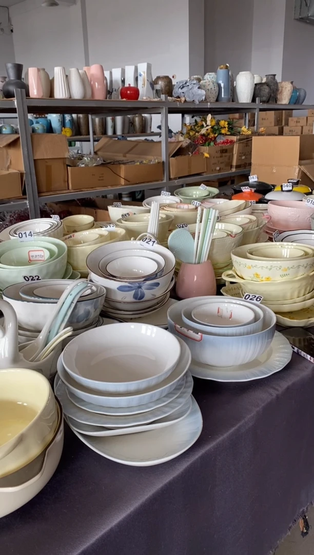 瓷水墨渐染2个方盘1个8寸草帽1个鱼盘1个8深1个7深