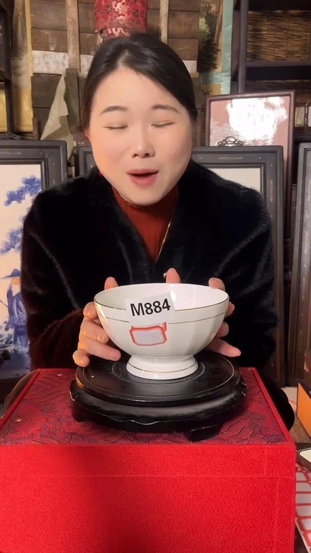 摆件陶景德镇陶瓷摆件M884