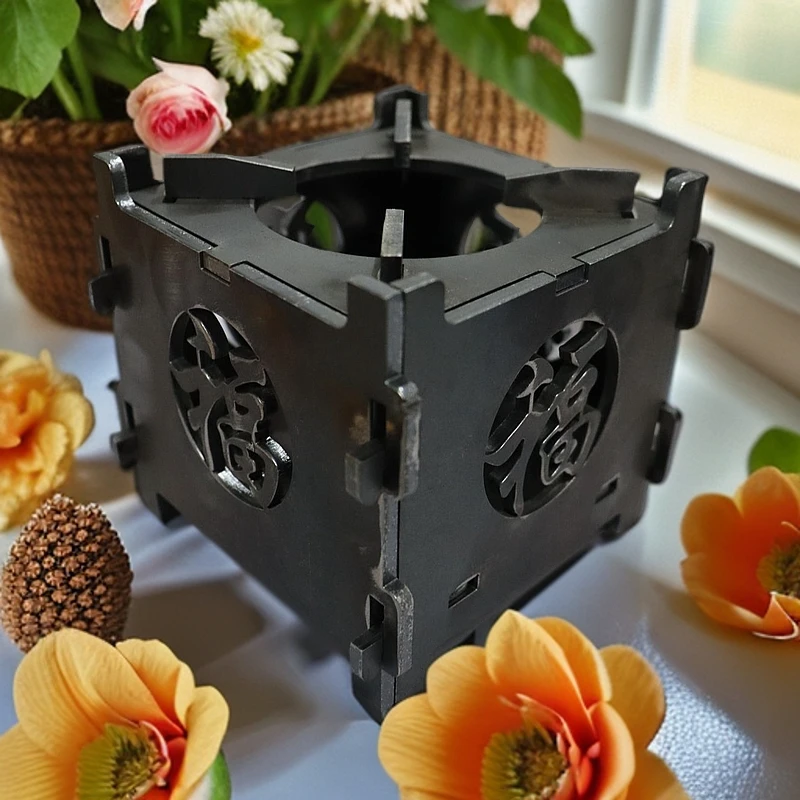 厚款碳钢材质可拆卸小炉子手把炉插接炉中式围炉煮茶