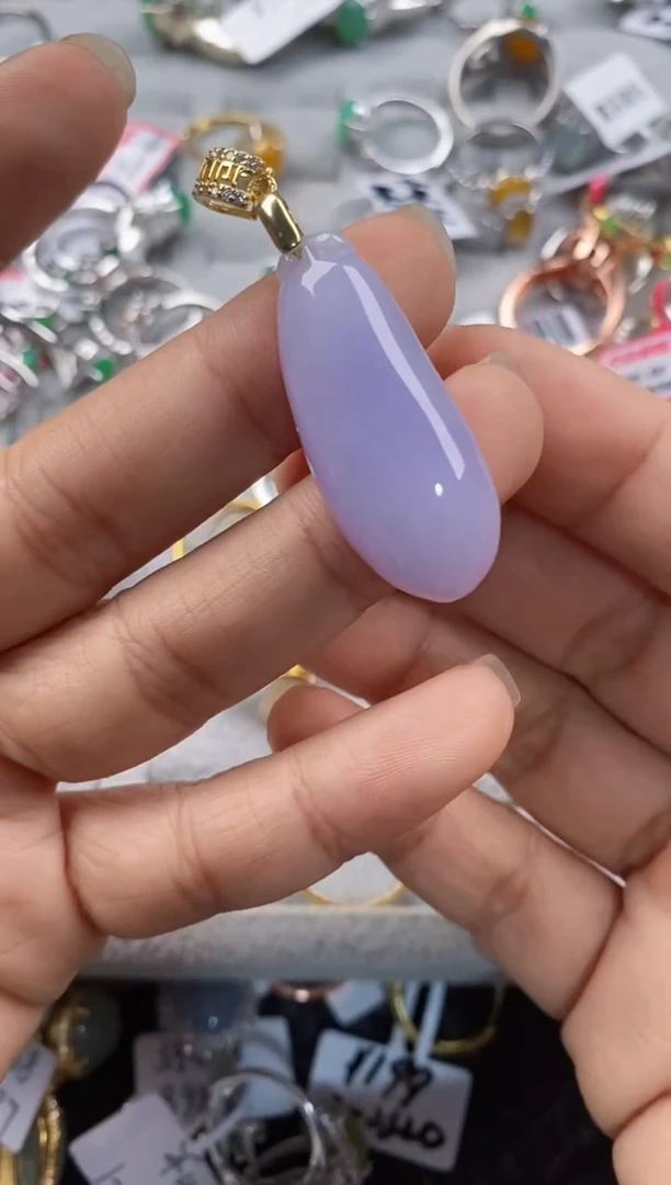 银S925镶嵌戒指翡翠9