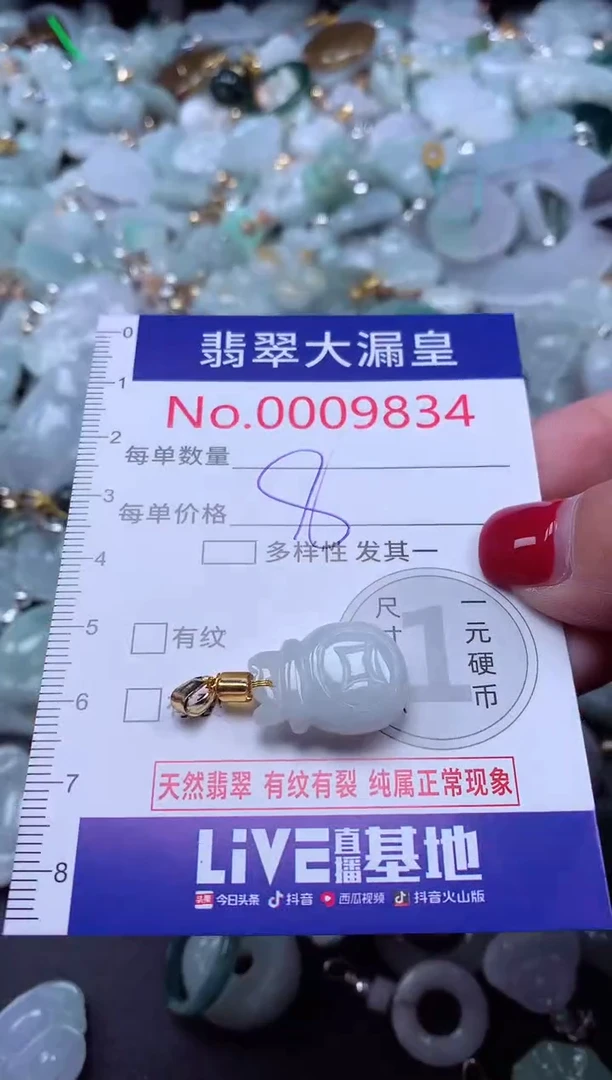 颈饰未镶嵌翡翠9834