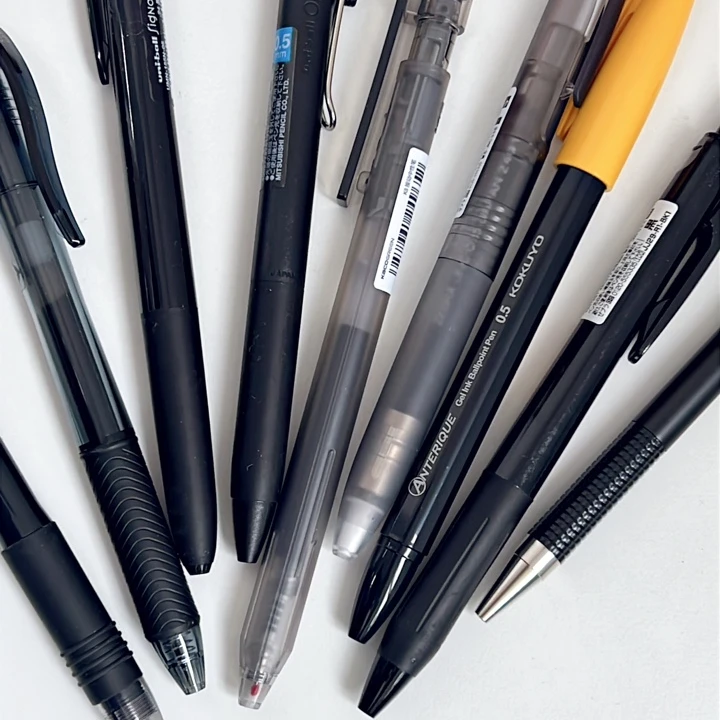 纵向书写 新年直播贺岁版 黑桃皇后，中性笔量贩装(多品牌版本)229