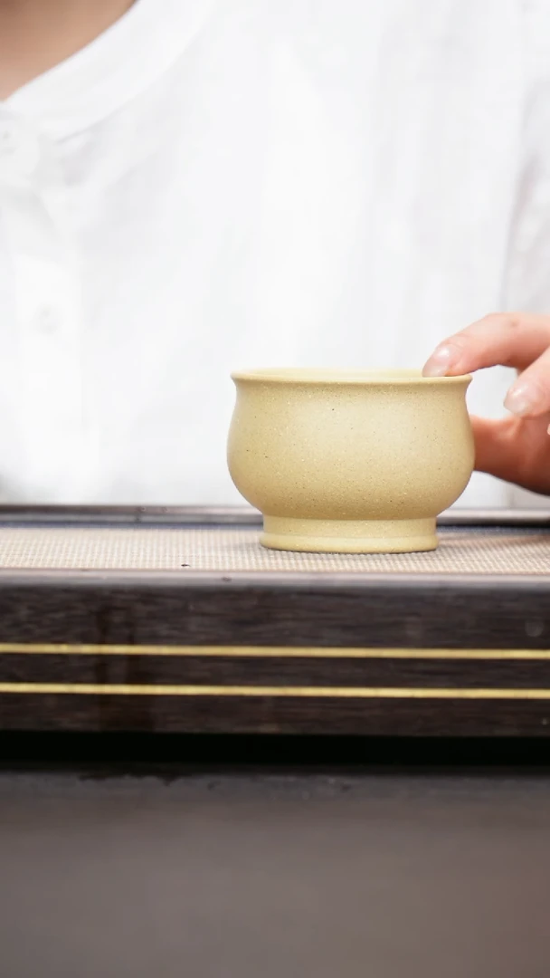 茶壶紫砂本山绿泥  将军杯