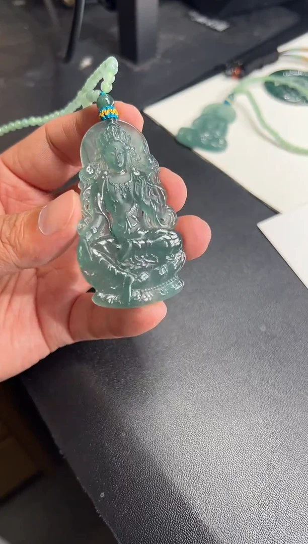 吊坠(不含链)未镶嵌翡翠度母