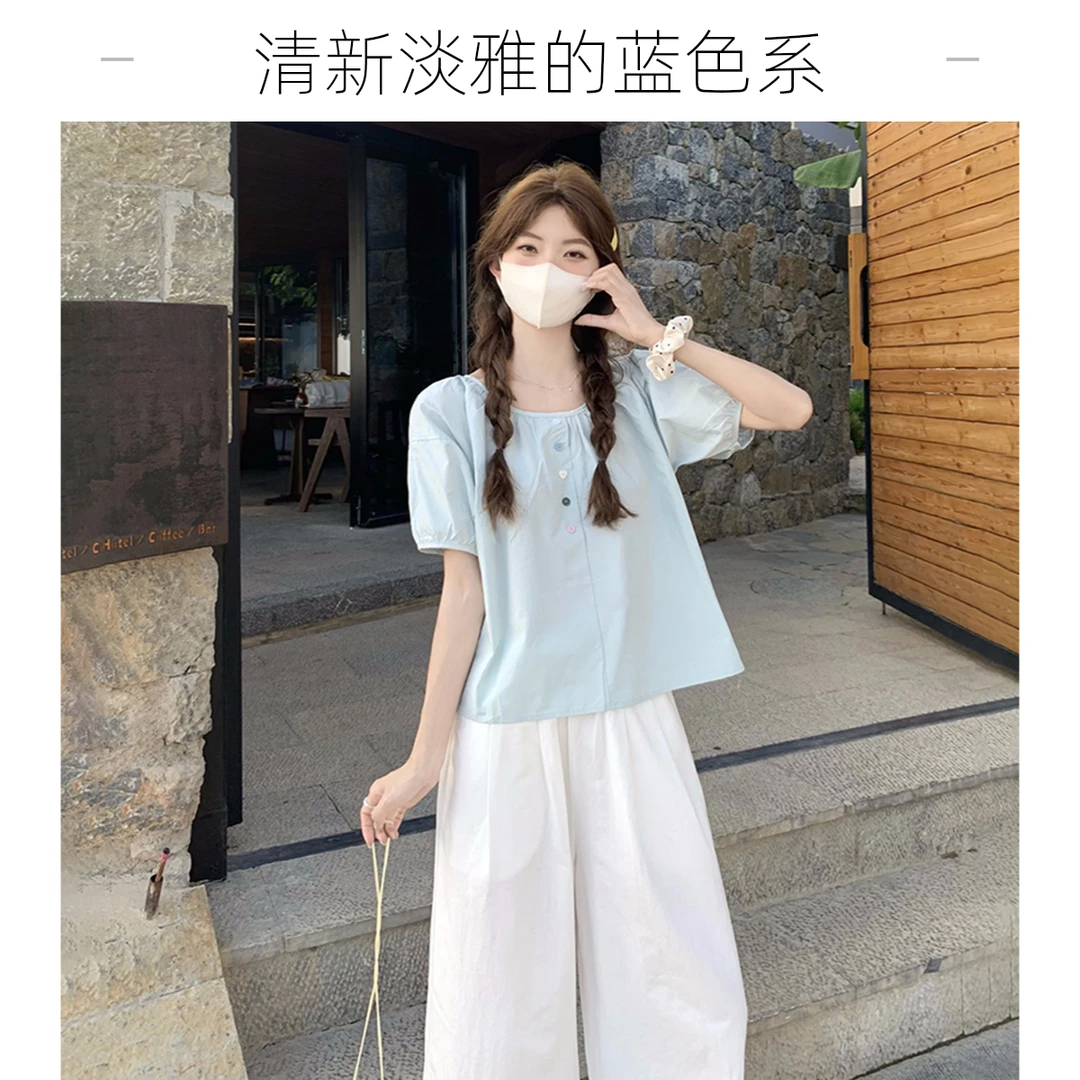 夏日多巴胺绝美穿搭森系田园风清纯女装女装夏装套装2025新款爆款