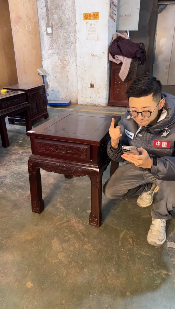 黑酸枝木类成套家具J56