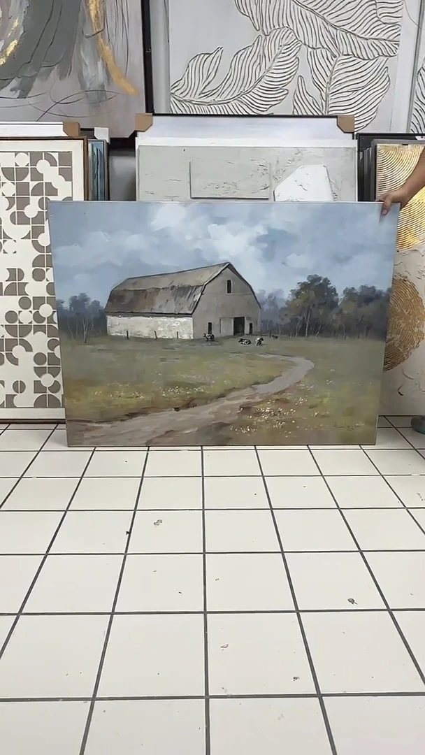 横款168美术馆 装饰画120*90