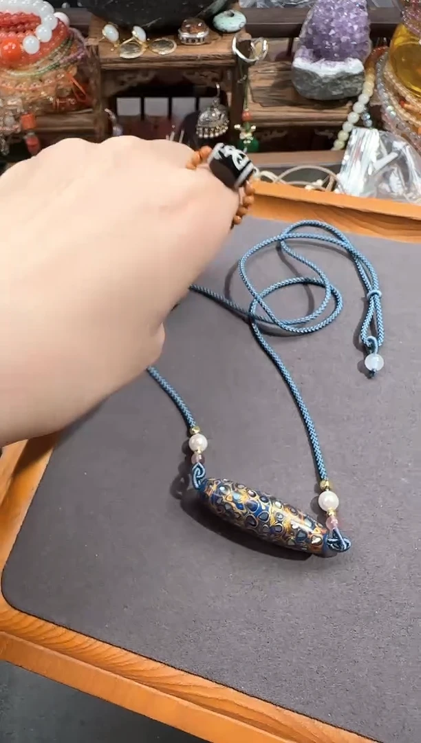 未镶嵌大漆工艺品吊坠5654655