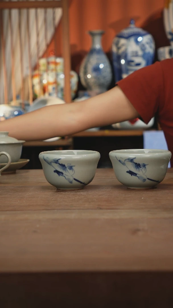 瓷片景德镇设计师釉下手绘陶瓷餐具