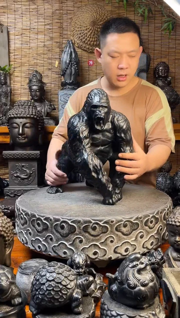 石材40经典金刚天然青石雕刻