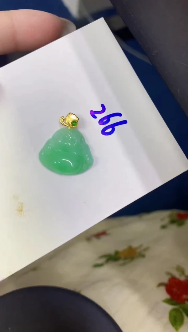 颈饰未镶嵌翡翠缅甸天然翡翠a货