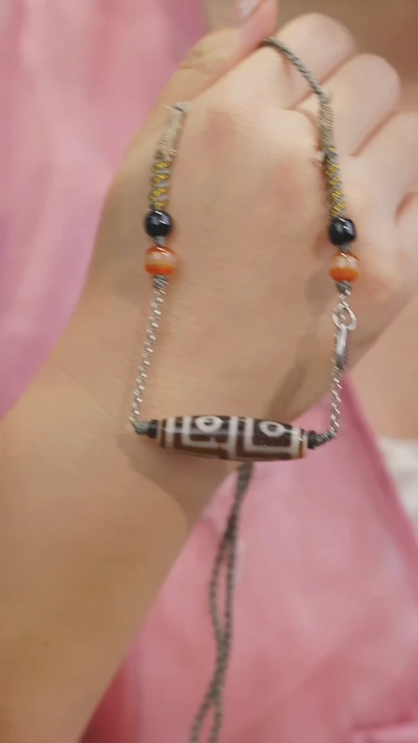 玛瑙/玉髓项链未镶嵌多样性发其一