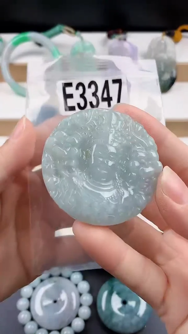 颈饰未镶嵌翡翠天然翡翠吊坠挂件