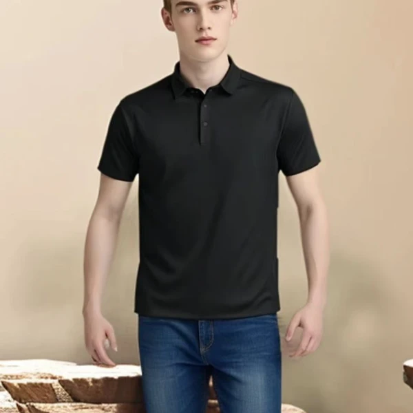 专属链接-2025夏季男款百搭宽松运动休闲polo衬衫s标