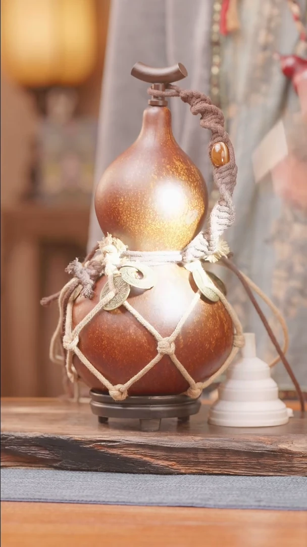 1625号链接精品大漆葫芦现货现发[一物一拍]