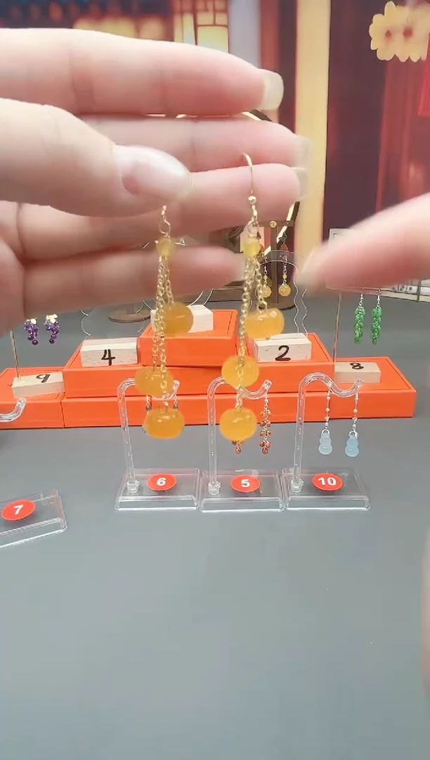 未镶嵌耳钉玛瑙/玉髓217