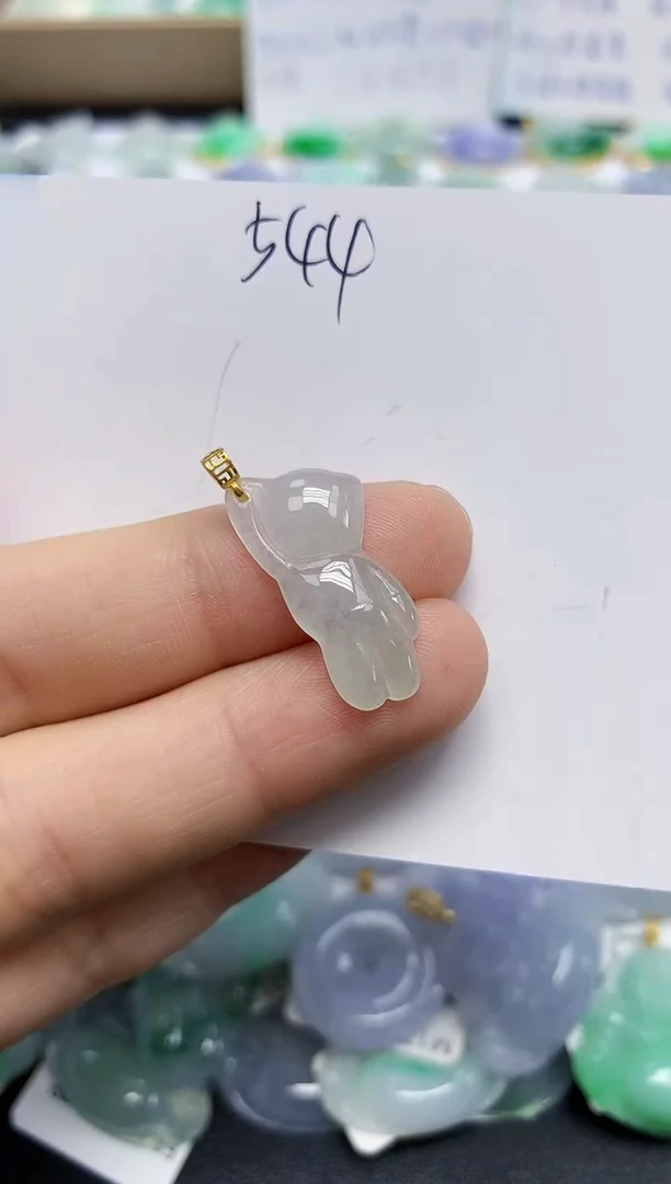 翡翠未镶嵌颈饰天然缅甸翡翠A货