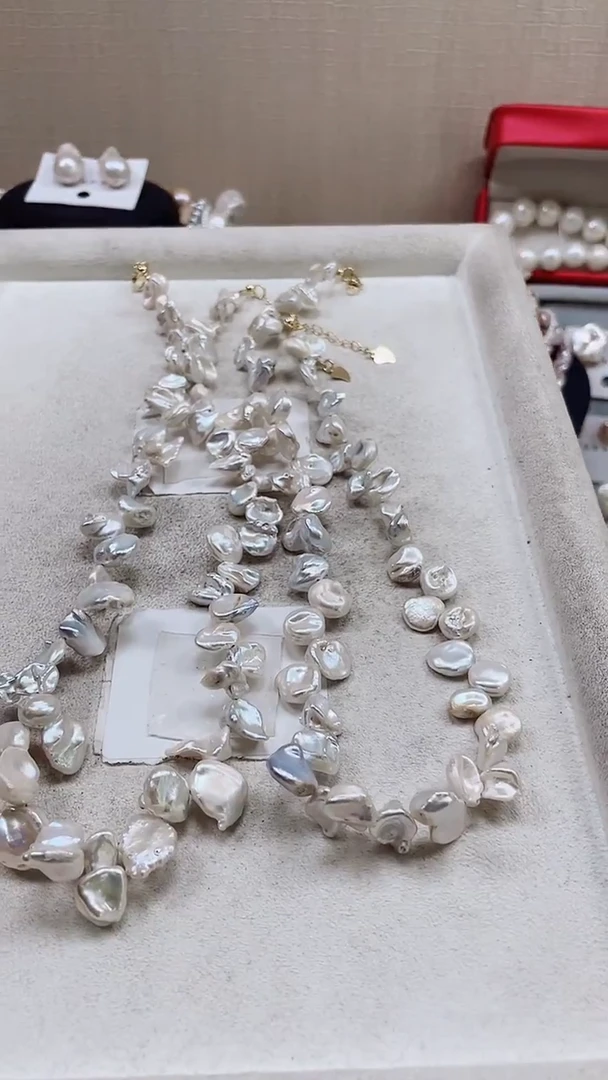 未镶嵌项链淡水珍珠【纯恬饰品】（多样性发货发一）