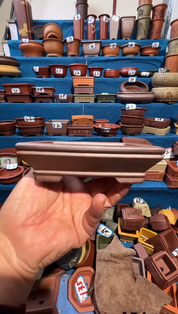 【闪购商品】紫砂紫砂花盆12.5*9.5*2.5