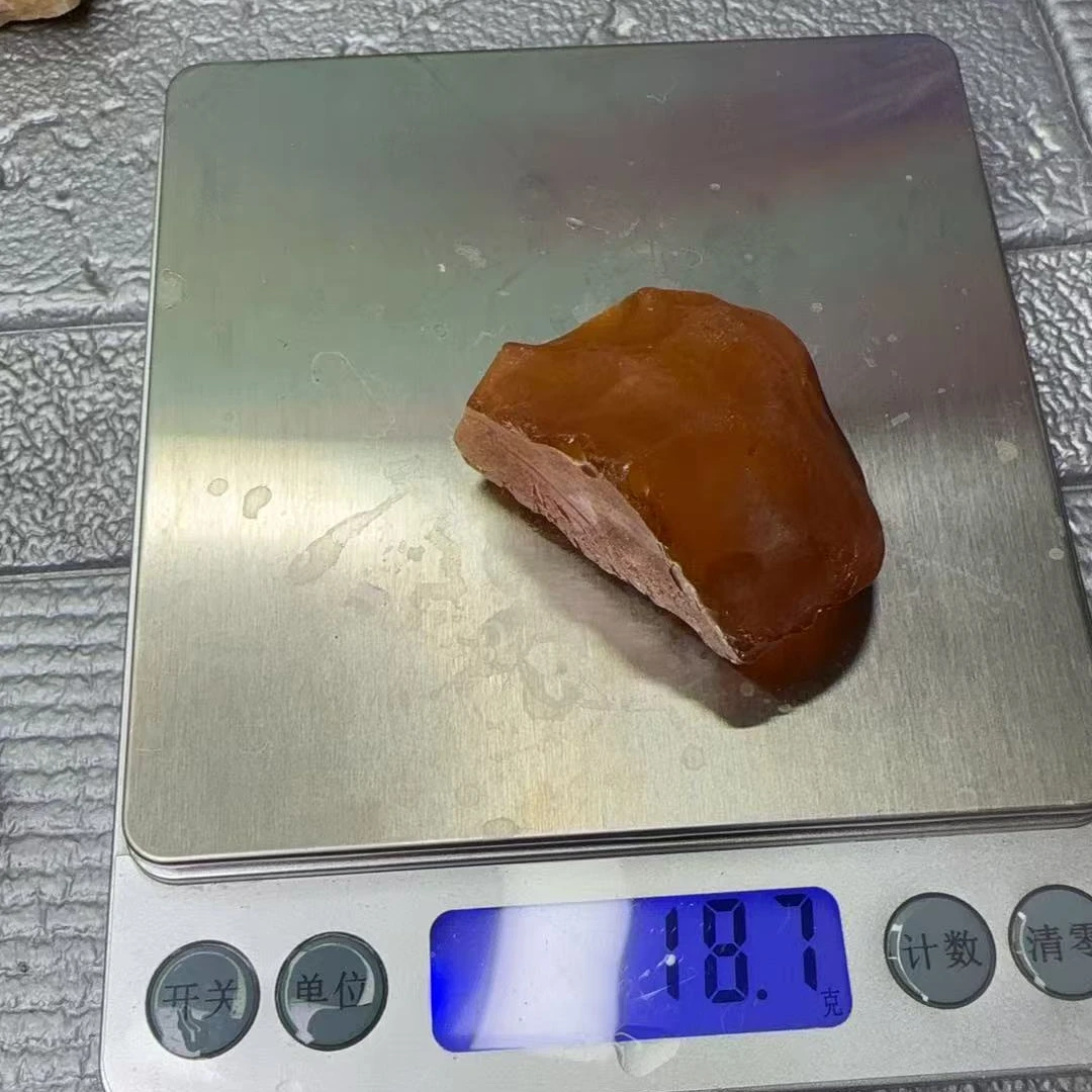 天然琥珀蜜蜡乌料