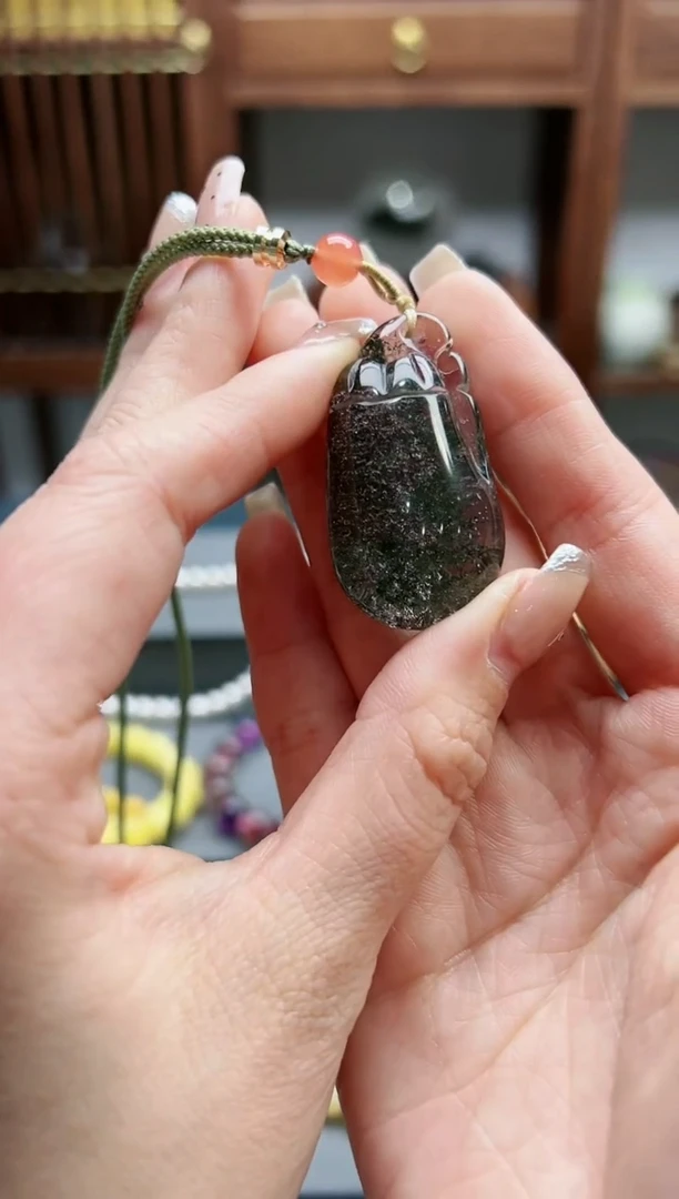 【闪购商品】水晶吊坠未镶嵌幽灵水晶福瓜吊坠*1 TF