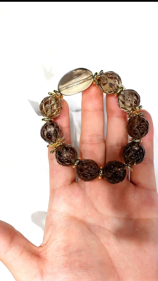 未镶嵌手链水晶茶晶手链