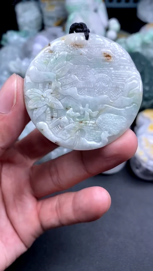 吊坠(不含链)未镶嵌翡翠1