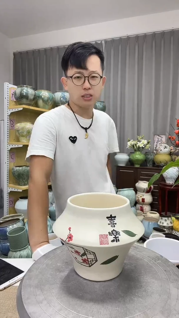 景德镇陶瓷花盆（8.30）
