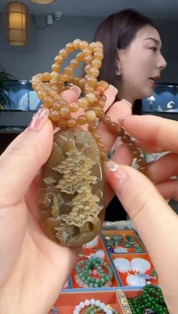 吊坠(不含链)未镶嵌和田玉1