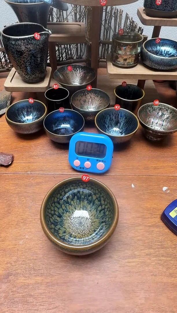 茶盏书***师97号建盏工匠茶器