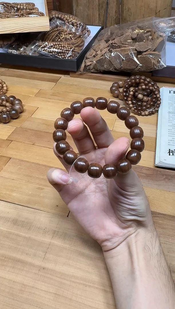 檀香木其他优*乐老山檀香檀香王11.5*12单圈横纹沉水黑肉