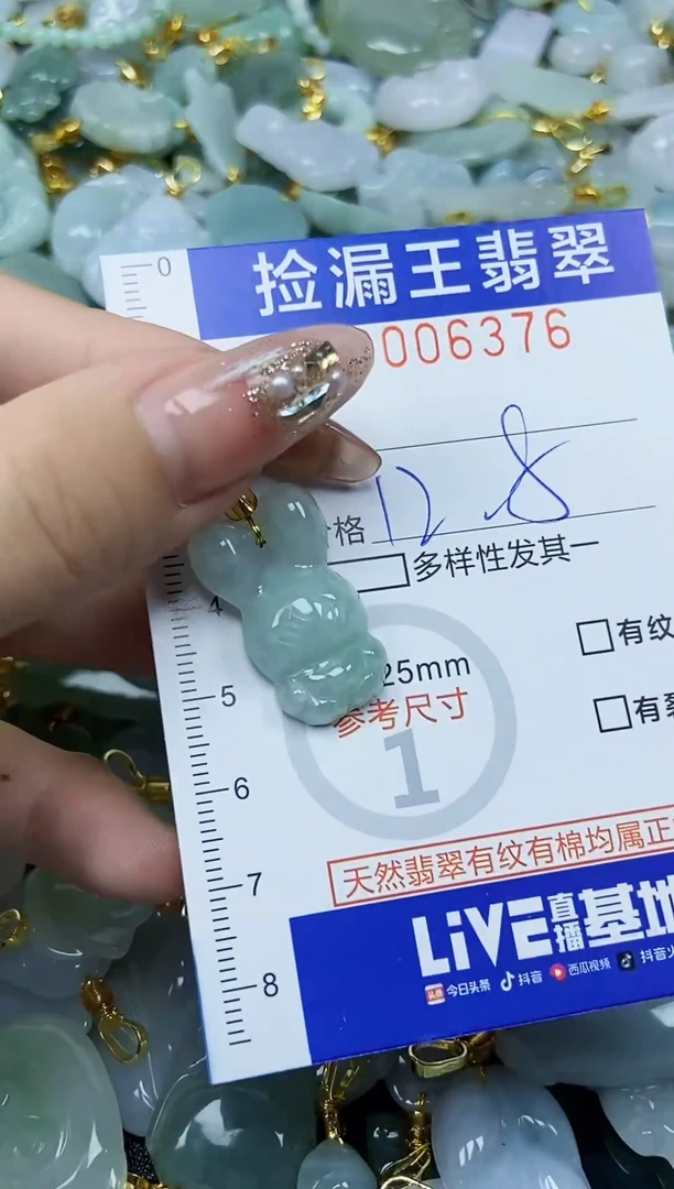 翡翠未镶嵌颈饰天然A货翡翠
