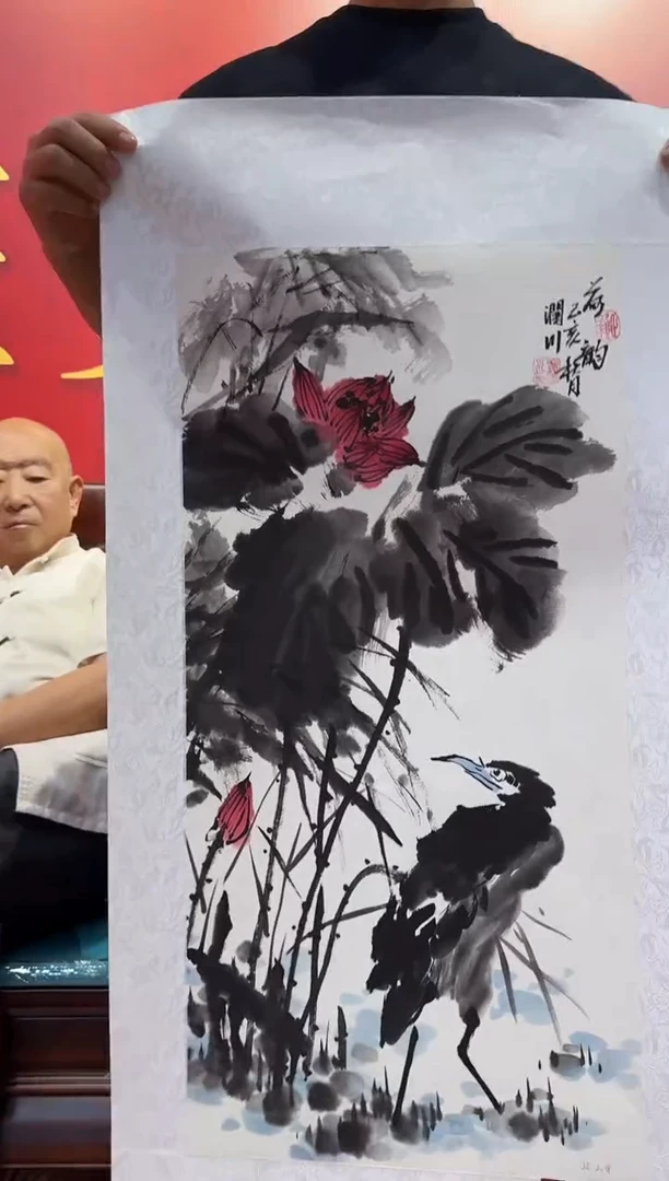 国画贺润川-国画花鸟2平尺