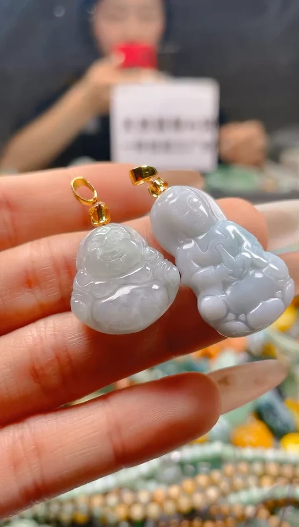 【闪购商品】翡翠颈饰未镶嵌/L/翡翠A货一图一物