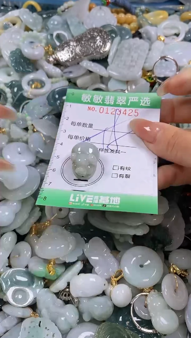 【闪购商品】翡翠颈饰未镶嵌闪购0123425