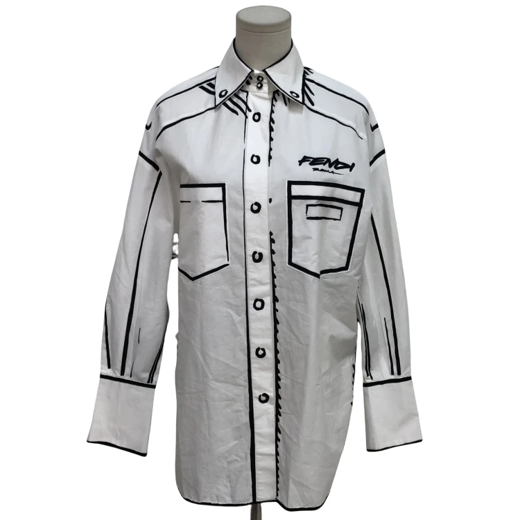 芬迪/衬衫/95新/棉/[251124ZC0001]