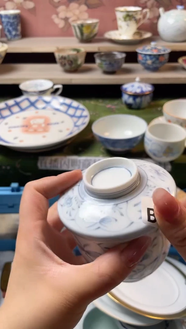 瓷片鹿**️瓷器瓷器B804