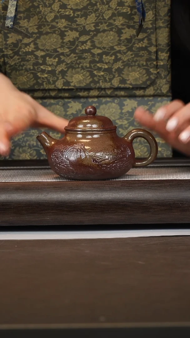 茶壶紫砂储立强/柴烧/容天/260c